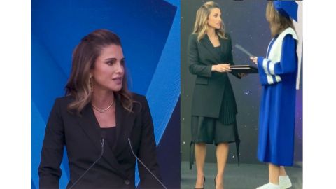 في الذكرى الأولى لزواجهما.. أجمل التفاصيل التي زينت فستان حنة الأميرة رجوة الحسين