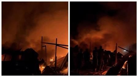 بالفيديو .. عشرات الشهداء والمصابين في مجزرة على خيم النازحين برفح