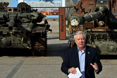 Senator Lindsey Graham called for dropping nuclear bombs on Gaza on TV