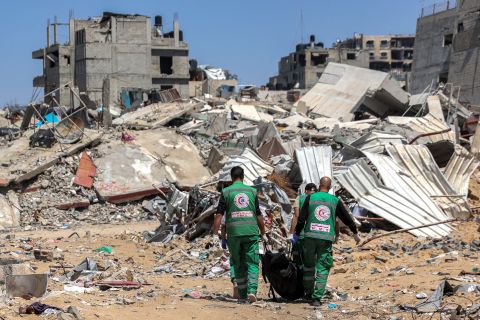 New mass grave found inside Shifa Complex, 49 bodies retrieved 