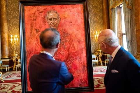 King Charles III latest portrait 'TOO BLOODY', is it a hint on his health?
