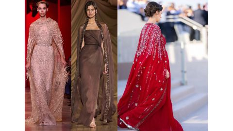 اعتمدي موضة الـ Cape Dress من وحي الأميرة رجوة الحسين 