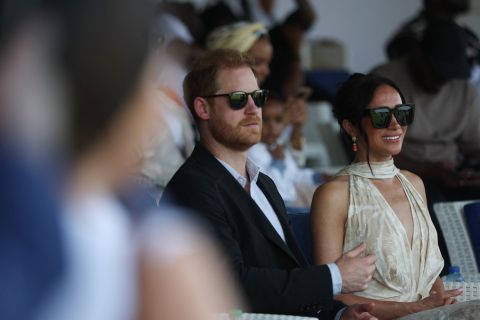 Prince Harry uncomfortable as Meghan Markle reenacts first encounter with the Queen