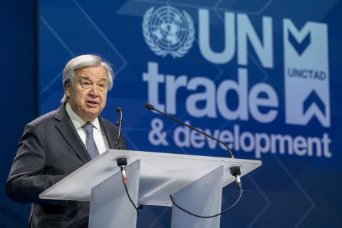 UN Chief warns global tensions threaten international trade
