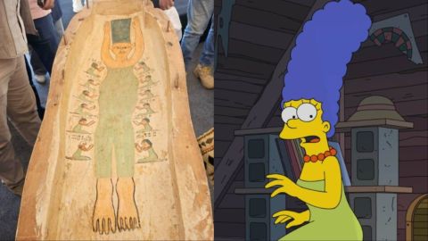 Marge Simpson found on 3,400 year old ancient coffin, sparking online frenzy