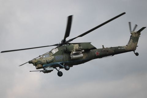 Russian Mi-28 helicopter crashes, crew killed