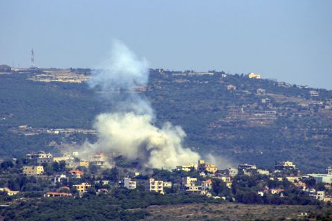 Israeli airforce launches strikes in Southern Lebanon