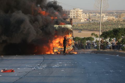 At least 4 killed in protests and clashes with Turkish forces in Syria