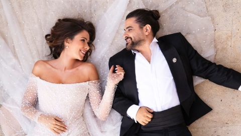 دانييلا رحمة تنشر صور من شهر عسلهما