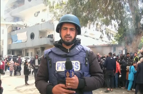 وائل الدحدوح يرثي الشهيد إسماعيل الغول