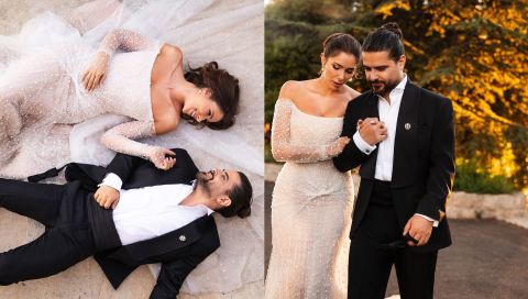 Nassif Zeytoun and Daniella Rahme now Mr & Mrs Zeytoun share first wedding photo amid secrecy