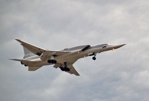 Russian Tu-22M3 strategic bomber crashes