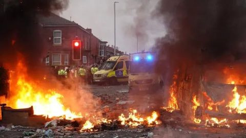 UK in turmoil as violent riots spread across the country