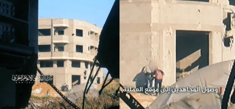 بالفيديو..لحظة مقتل جندي إسرائيلي برصاصة قناص قسّامي