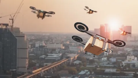 China tests its first world's largest cargo drone