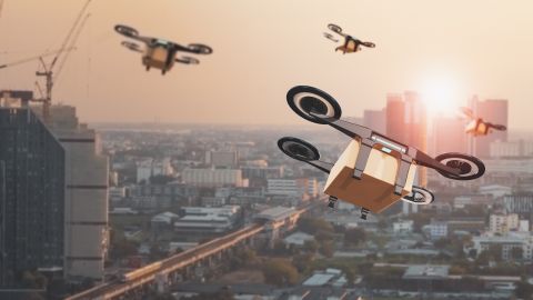 China tests its first world's largest cargo drone