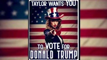 Trump uses Taylor Swift to gain larger fan base for election