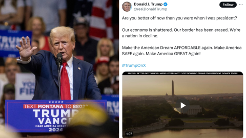 Trump returns to X for first 'highly entertaining' live event with Elon Musk