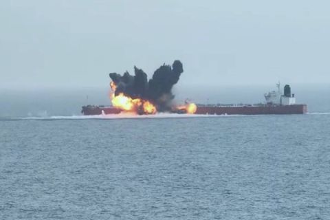 Houthis claim victory after European frigate retreats in failed interception of tanker attack