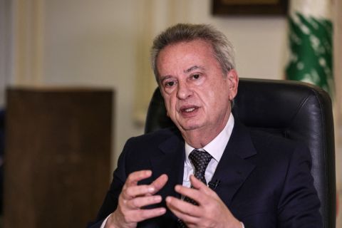 Lebanese authorities announce detaining Riad Salameh