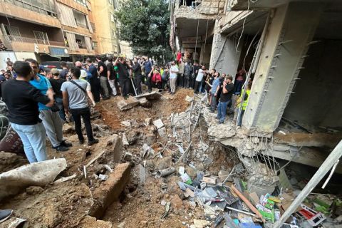 Israeli airstrikes hit Beirut, targeting high-ranking Hezbollah leader