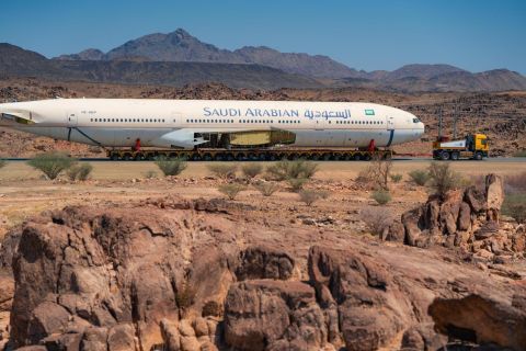 Photos of 3 Boeing planes on Saudi Arabia streets spark controversy