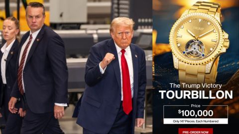 At $100,000, Trump launches a watch bearing his name, sparking public outrage