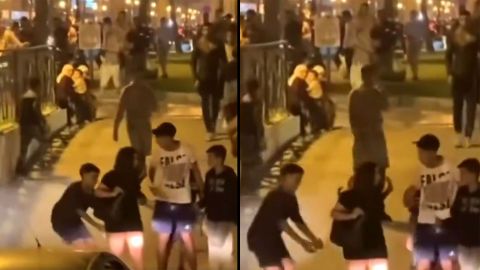 Shocking video: Mass harassment of woman in tiny skirt in Morocco's Tangier