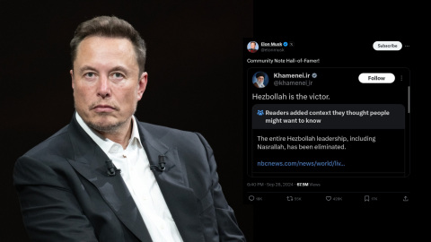 Elon Musk sparks debate amid responding to Khamenei's tweet about Hezbollah