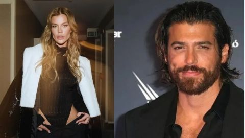 أسلي تورانلي تسكب كأسًا على جان يمان في حدث عام بعد تقربه منها.. حقيقة الأمر