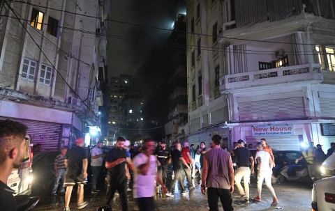 الصور الأولى للغارات الإسرائيلية الجديدة في بيروت