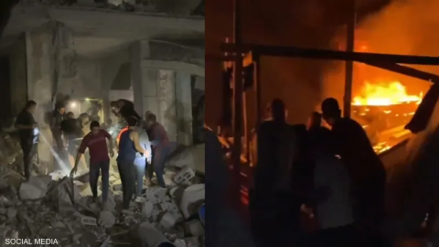 شاهد...مجزرة مروعة في بيت لاهيا وإعلان جباليا منطقة عسكرية 
