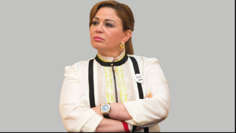 إلهام شاهين تنجو من حريق مدينة الإنتاج الإعلامي