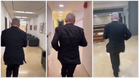 Video: Netanyahu 'running for his life amid Iranian missile attack', here's the truth
