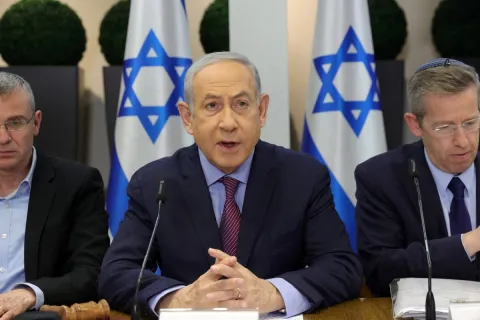 Netanyahu vows to 'destroy the axis of evil' in defiant speech on Israel's strategy