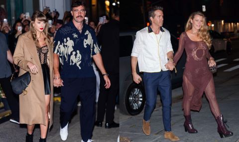 Taylor Swift and Travis Kelce enjoy double date night with Blake Lively and Ryan Reynolds