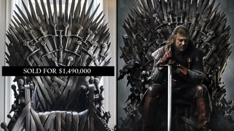 Game of Thrones dragon-forged Iron throne sold for $1.5 million in auction