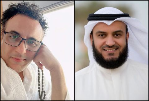أرملة محمد رحيم تثير الجدل في جنازته..شجار بالأيدي وعناق مع محمد منير