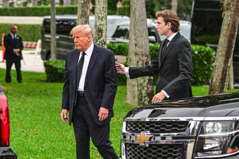 Where is Barron Trump and why is he absent on election day?