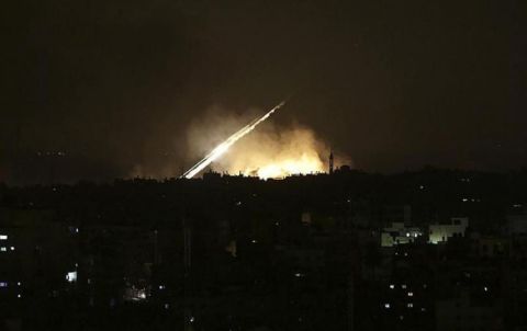 Intensified Israeli airstrikes target Syrian sites in Homs countryside