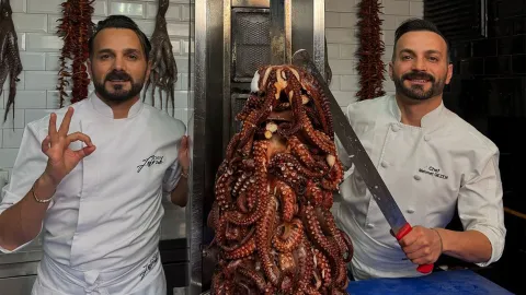 Octopus Shawerma, Dubai chocolate with fish! Turkish chefs create trend