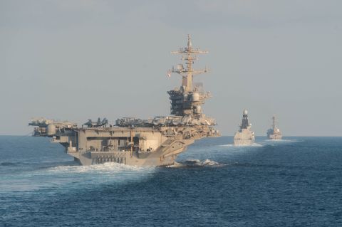 Houthis launch missile and drone strikes on U.S. naval targets
