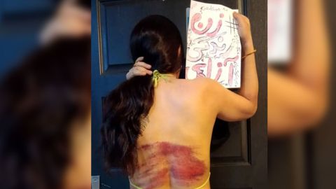 Iranian women gets 74 lashes for showing her hair