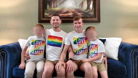 Gay couple jailed for 100 years after raping adopted sons