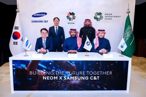 NEOM and Samsung C&T invest $350M in construction robots