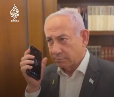 نتنياهو عبر الهاتف.. نرحب بالأسيرات الثلاث (فيديو)