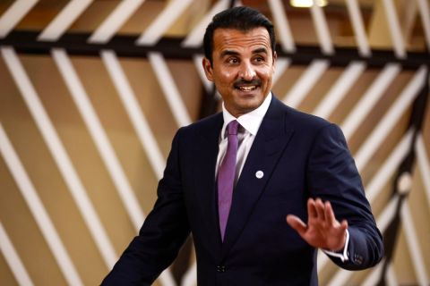 Qatari Emir arrives in Syria to meet Ahmed al-Sharaa