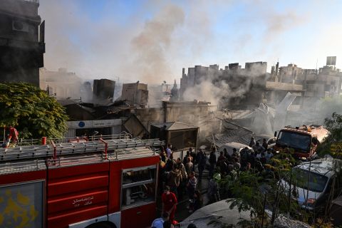 Israeli strikes rock Damascus amid Iranian Defense Chief's visit 