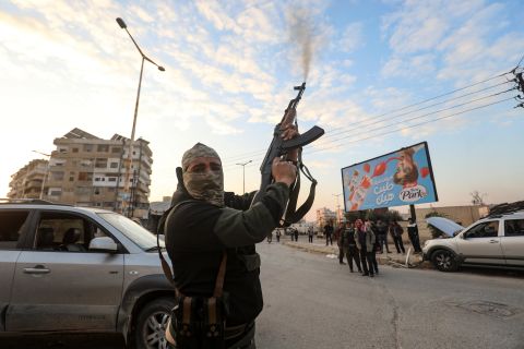 Syrian opposition forces capture Hama in rapid gains against regime
