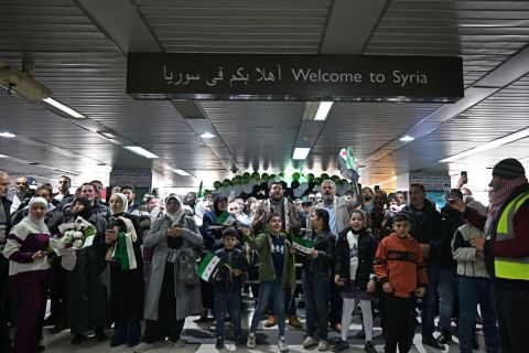 Ahmed al-Sharaa visits Damascus Airport